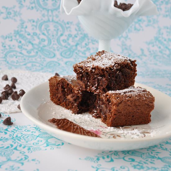 No box homemade chocolate brownie