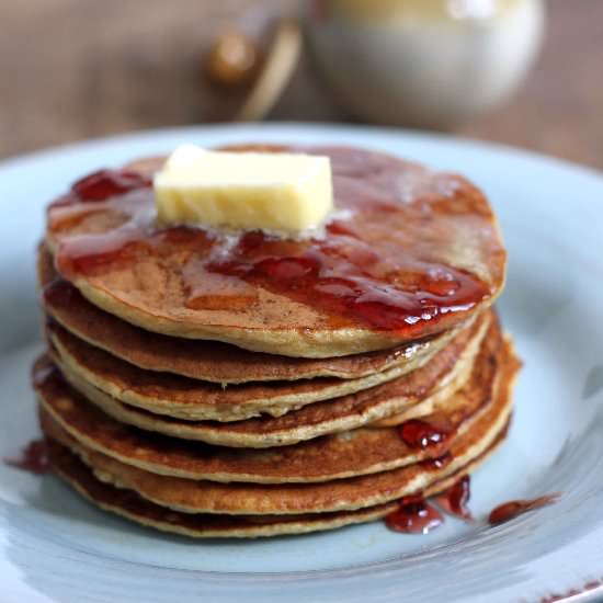 Healthy Banana Oats Pancakes