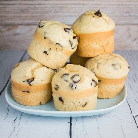 Fluffy and Light Chocolate Muffins