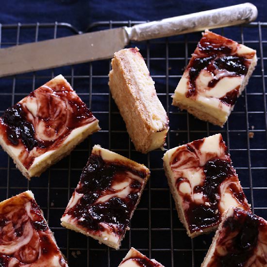 White Chocolate Cheesecake Bars