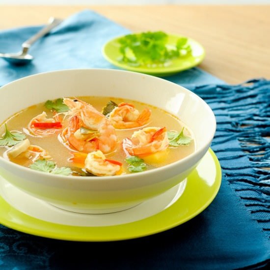 Hot and Sour Thai Prawn Soup
