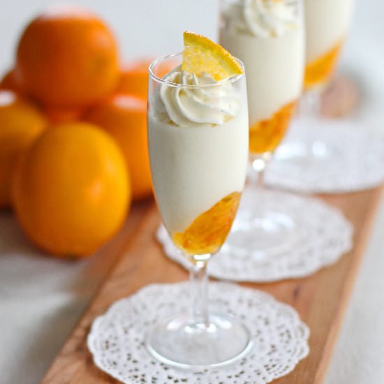 Marshmallow Mousse and Orange