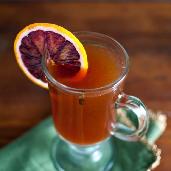 Blood Orange Hot Toddy