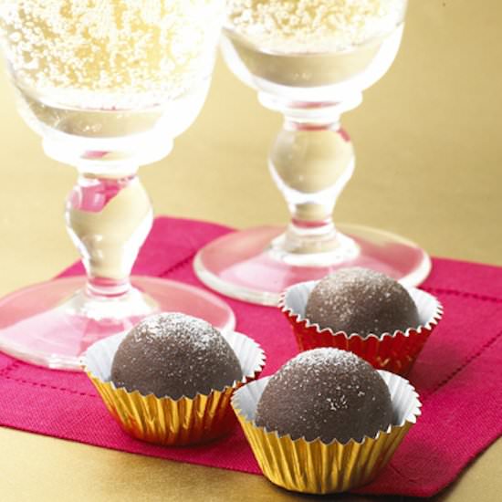 Chocolate Champagne Truffles