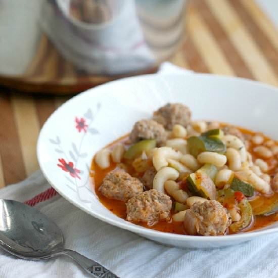 Italian Meatball Soup