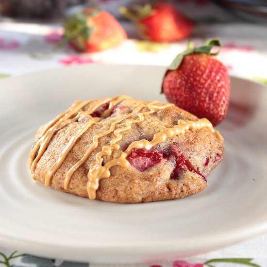 Double Chocolate Strawberry Cookies