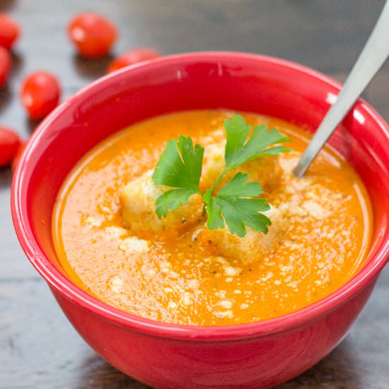 Gnocchi Tomato Basil Soup