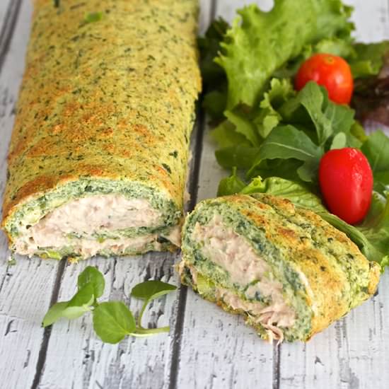 Spinach and Tuna Roulade