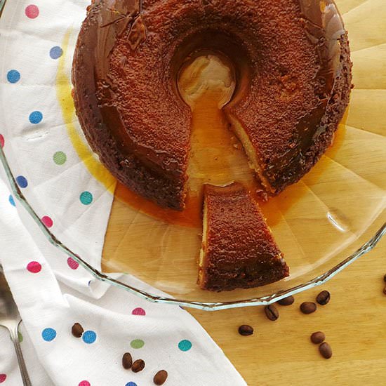 Microwave Kahlua Flan