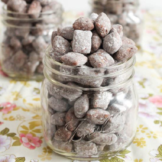 Nutella Almond Butter Muddy Buddies