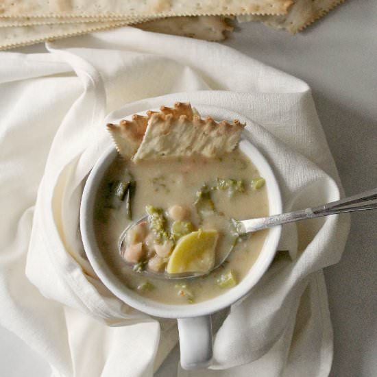 Broccoli Rabe & White Bean Soup