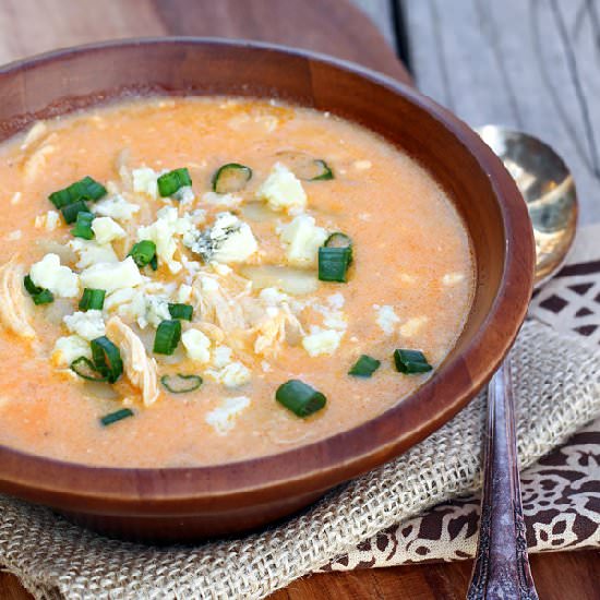 Buffalo Chicken Potato Soup