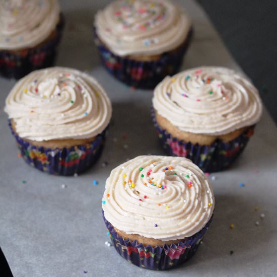 Low Fat Vanilla Cupcakes