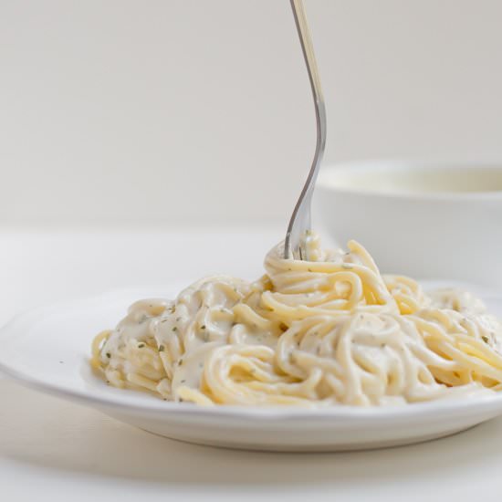 vegan Pasta Alfredo