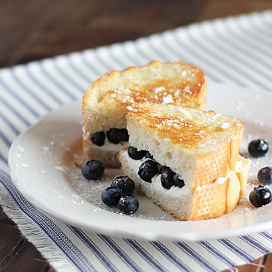 Blueberry Grilled Cheese Sandwich
