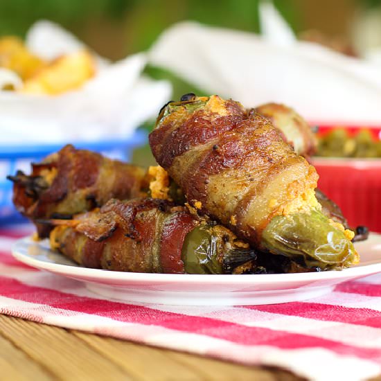 Bacon Wrapped Jalapeno Poppers
