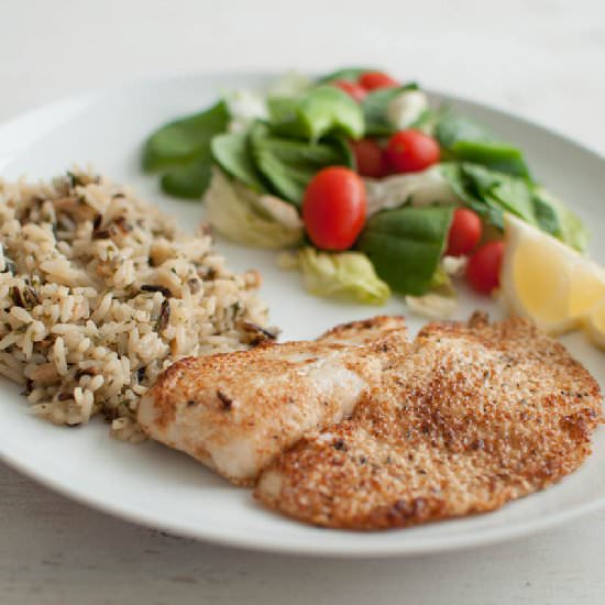Parmesan Crusted Tilapia