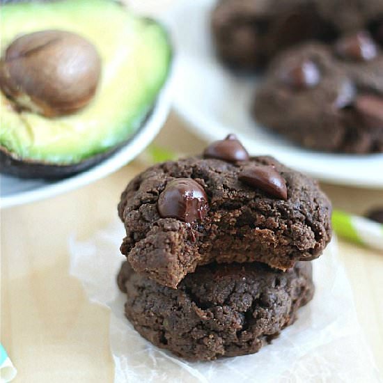 Double Chocolate Avocado Cookies