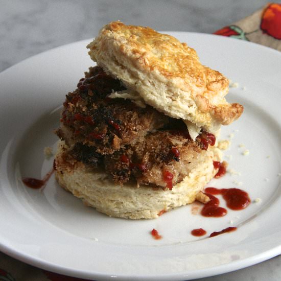 Fried Chicken Biscuits