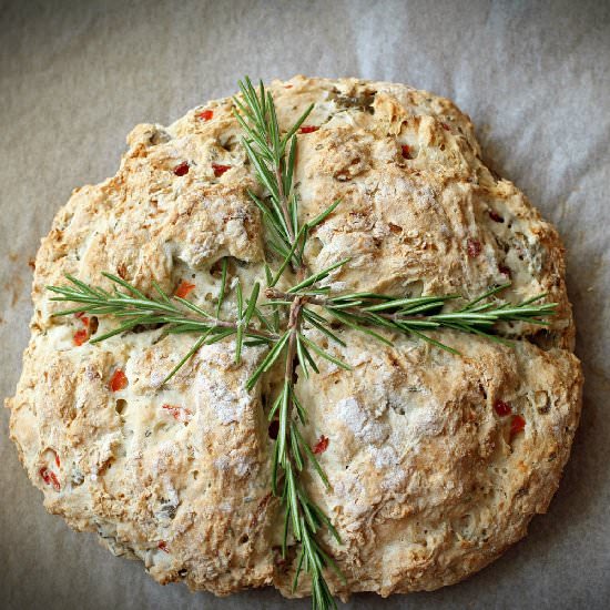 Olive and Rosemary Quick Bread
