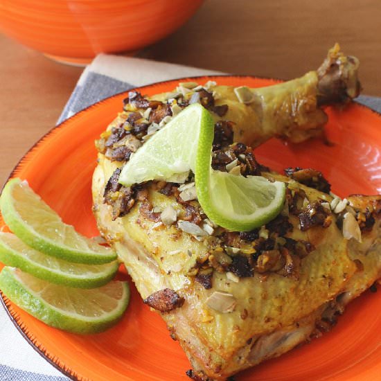 Pumpkin Seed and Lime Chicken