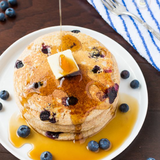 Whole Wheat Buttermilk Pancakes