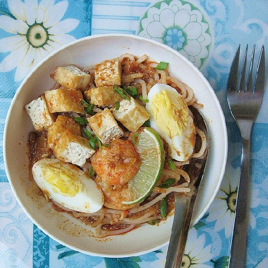 Mee Siam – spicy rice vermicelli