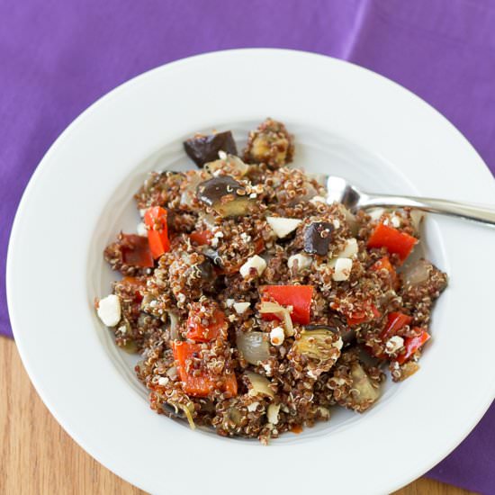 Roasted Vegetable Quinoa Salad