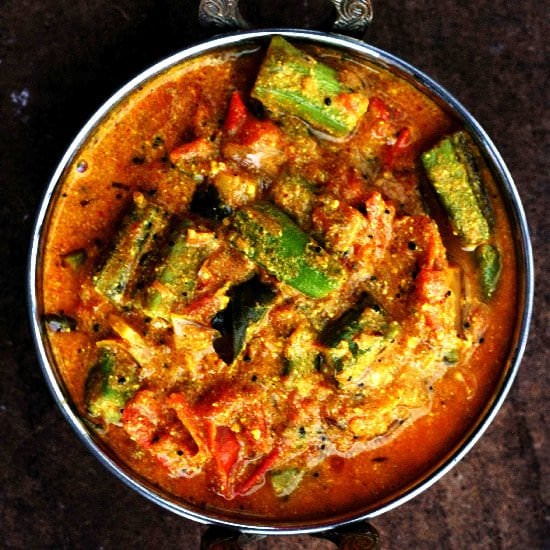 Spicy Okra Curry