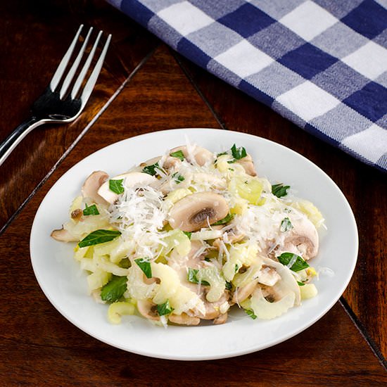 Italian Celery and Mushroom Salad