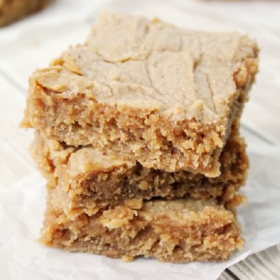 Peanut Butter Blondies