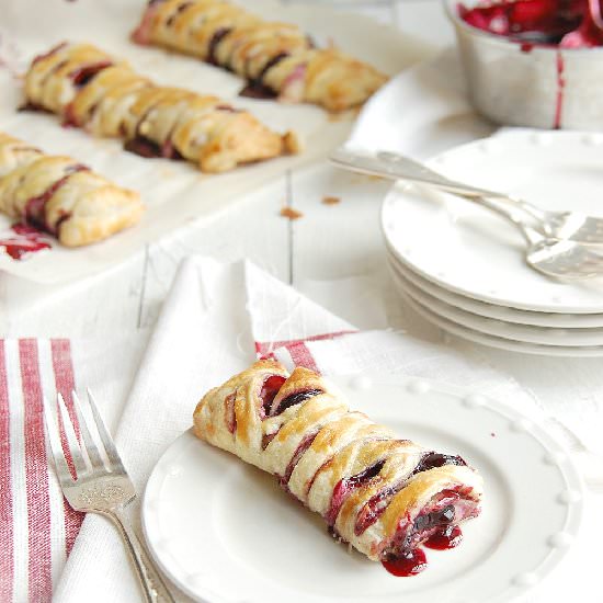 Chocolate Cherry Danish