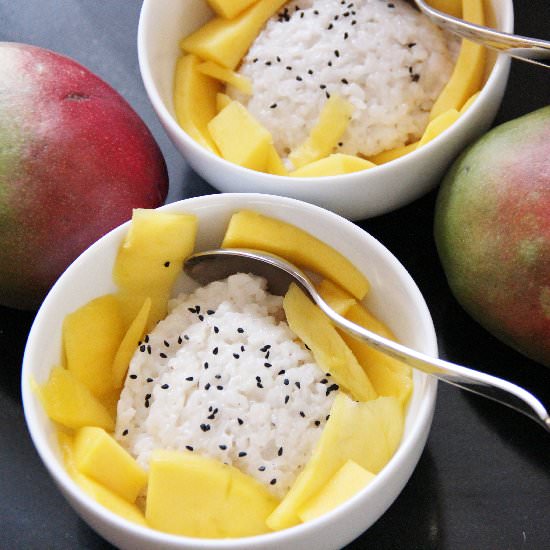 Cardamom Coconut Mango Rice Bowls