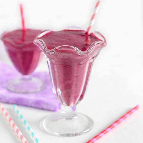 Blackberry Banana Lime Smoothie
