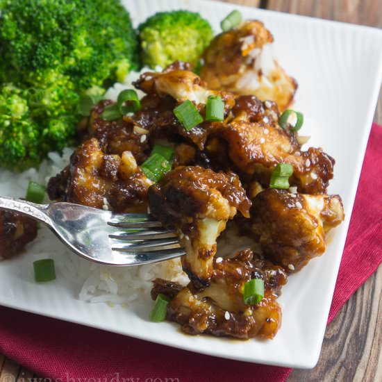 Orange Chicken Cauliflower