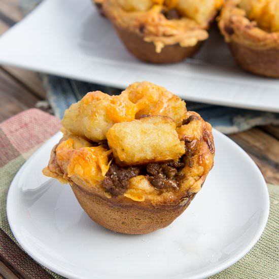 Mini Sloppy Joe Casseroles