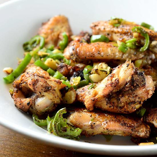 Salt and Pepper Chicken Wings