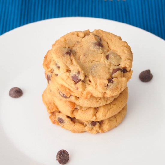 Peanut Butter Chocolate Chip Cookie