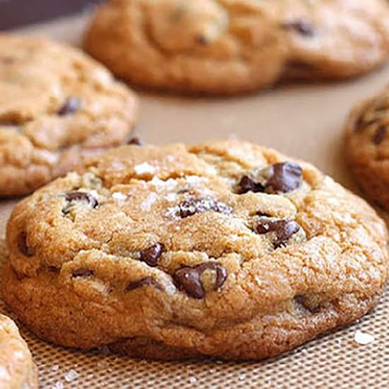 Whole Wheat Chocolate Chip Cookies