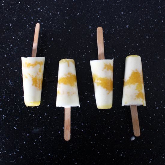 Popsicles with Mango