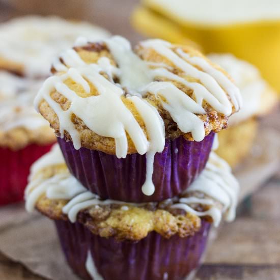 Cinnamon Roll Cupcakes