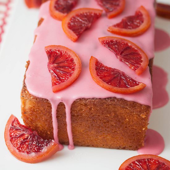 Blood Orange Yogurt Cake