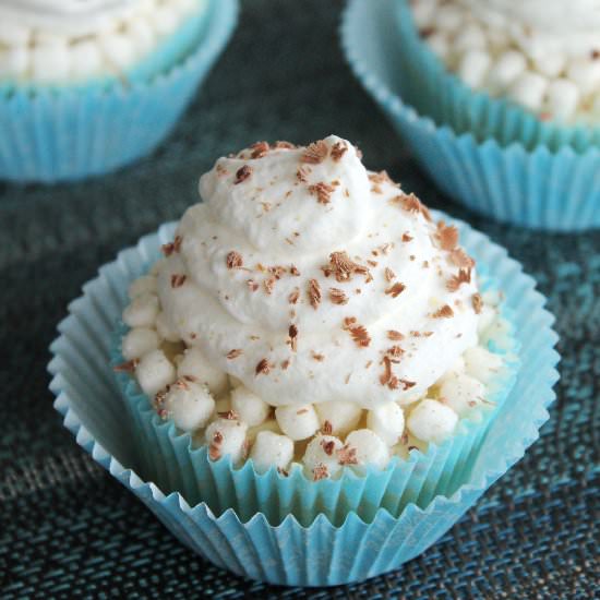 White Hot Chocolate Cupcakes