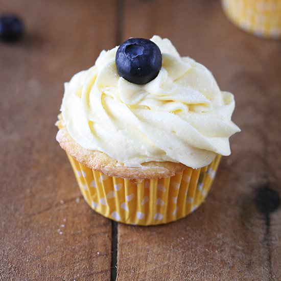 Lemon Blueberry Cupcakes