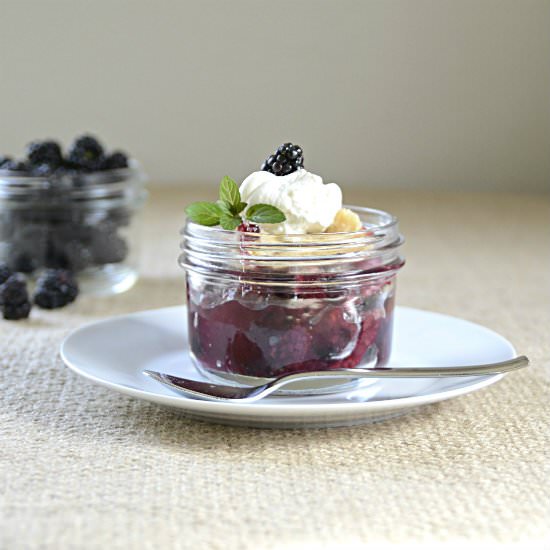 Skillet Berry Cobbler