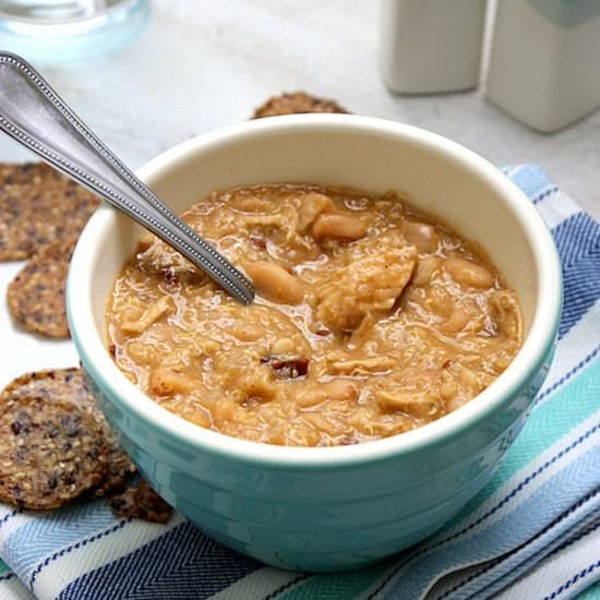 Chipotle White Bean Chicken Chili
