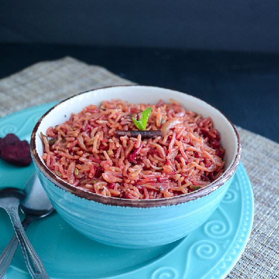 Beets Pulao