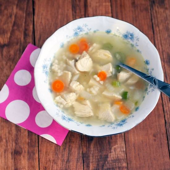 Chicken Soup with Couscous