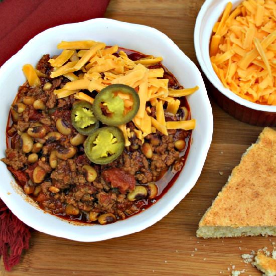 Beefy Black-Eyed Pea Chili