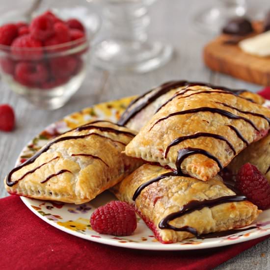Raspberry & Brie Puff Pastries